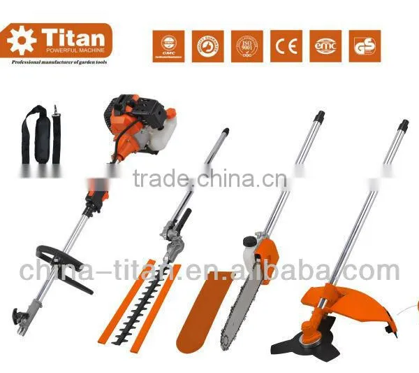 52cc Garden Multitool Strimmer, Brush Cutter, Hedge Trimmer, Chain Saw