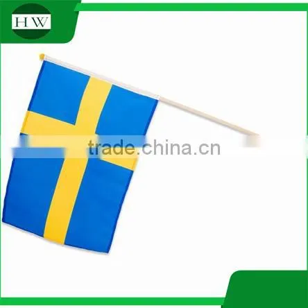 The Customized Design Mini Plastic Pole and Cloth Material Supportive Country Flag photo-2