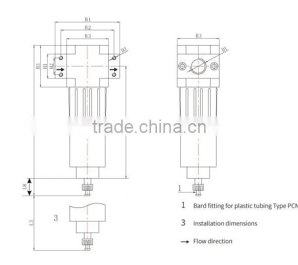New Arrival JULY Durable Pneumatic Mini FRL Air Filter photo-2