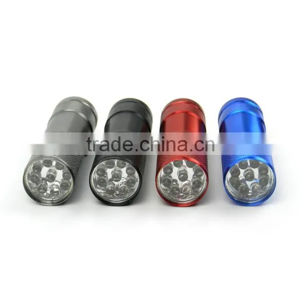 Ninghai Betion Electrical Supply Cheapest 3AAA Battery Mini 9 LED Torch Aluminium Led Flashlight photo-6