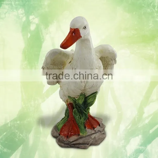 Resin Garden Decor Goose Statue photo-3