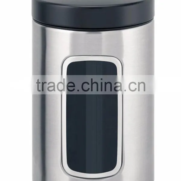 Amazon Top Sale Stainless Steel Highly Polished Tea Coffee Sugar Canisters photo-4