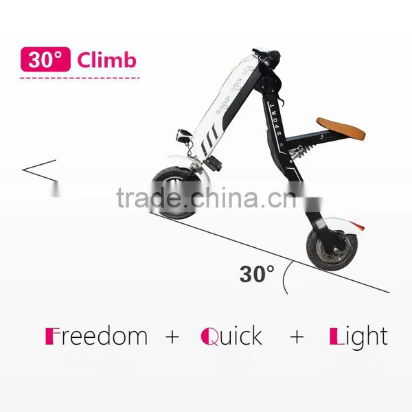 New Arrival Light K10 Electric Folding Bicycle, 10inch 36V 400W Electro Bike, Mini Pocket Folding E-bike photo-3