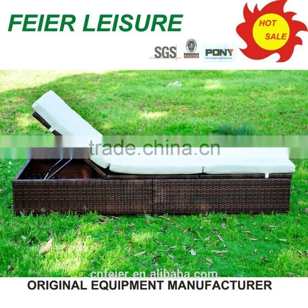 Plastic Sun Lounger Chair With Colorful Cushions photo-5
