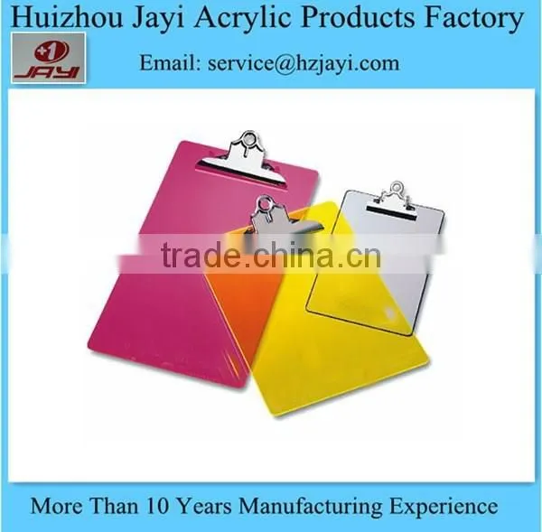China Supplier Wholesale Custom Acrylic Notebook Clipboard photo-4