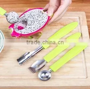 Wholesale Cheap Fruit Scoop Melon Baller Set Kitchen Tools Fruit Tool 2017 photo-3