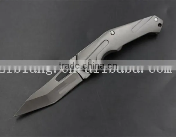 Special Gift for Men 400C Damascus Folding Knife photo-2