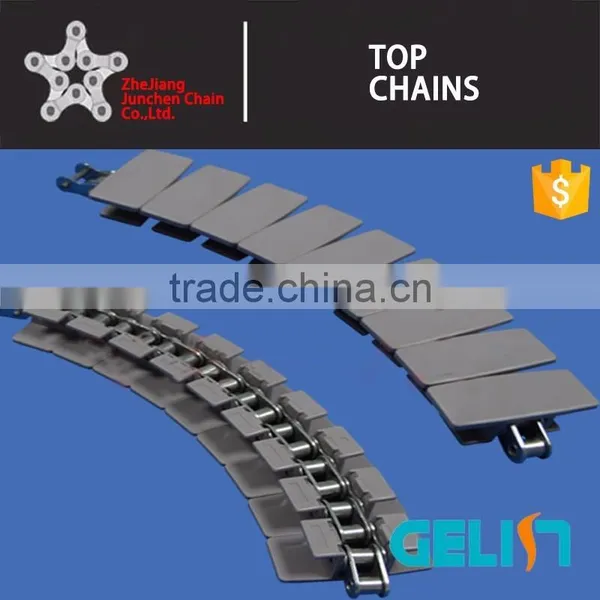 Plastic Side Flexing Flat Top Chains for Bottle Snap-on Gripper Roller Chains photo-4
