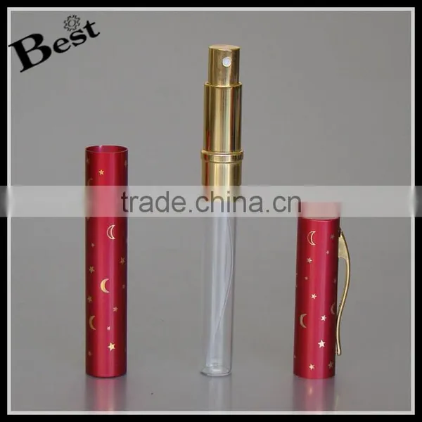 2017 High Quality 6ml Mini Perfume Spray Bottle Pen Perfume Spray Bottle Red Refillable Perfume Spray Bottle photo-3