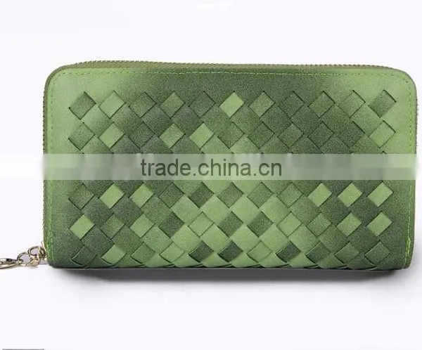 2015 Fashion New Design Woman Wallet Knit Lines Lady Wallet/Purse Women photo-5