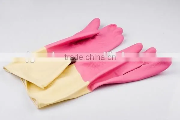 Home Furnishing Dish Washing Gloves Natural Latex Gloves photo-2