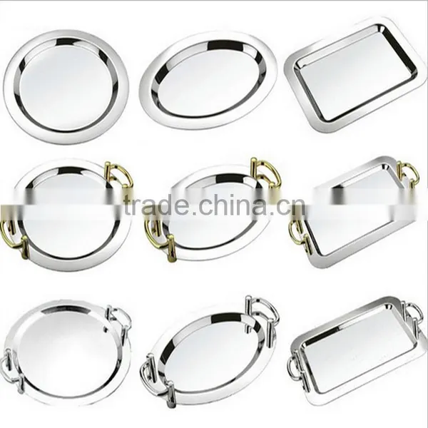Stainless Steel Rectangle Bar Restaurant Kitchen Serving Tray- Food Tray-meat Tray Standard photo-6