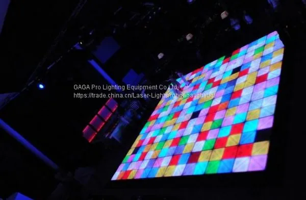LED-подсветка танцевальной площадки с изменяющимся цветом и эффектом снега photo-3