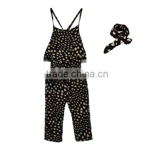 High Quality Two Piece Suit Ruffles Soft Cotton Baby Clothing photo-3