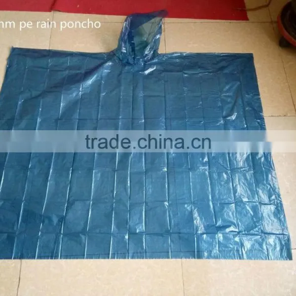 Raincoats Type and PE Rain Poncho Material PE Rain Poncho photo-2