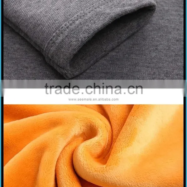 Couples Heated Thermal Underwear Thick Double Layer Merino Wool Polartec Thermal Underwear Knee Support Thermo Underwear photo-4
