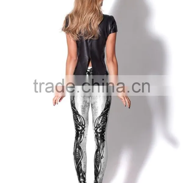Sexy Legging Skeleton Skull Bone Leggins 3d Digital Leggins Printed Women Leggings Woman Pants photo-2