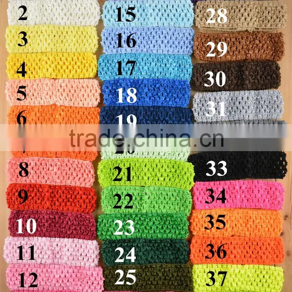 1.5inch Wide Baby Girls Crochet Headband photo-3