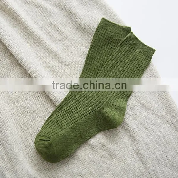 Zm33452a Bulk Wholesale Fahsion Socks Cheap Pure Color Women Cotton Socks photo-4
