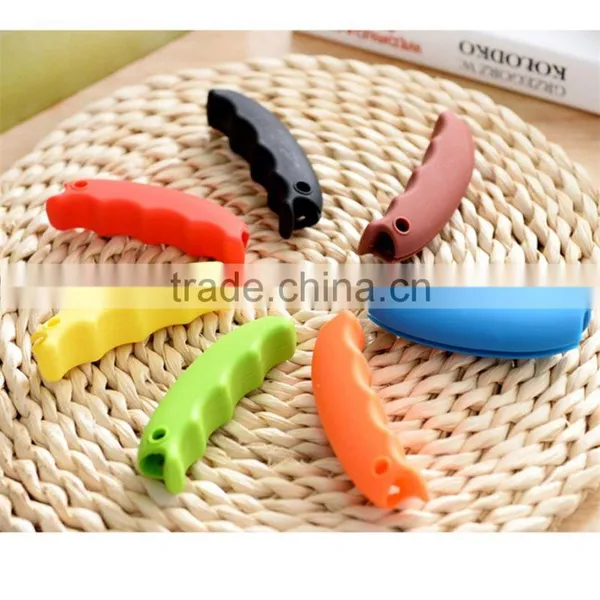 Silicone Shopping Bag Basket Carrier Grocery Holder Handle Comfortable Grip Brand New photo-2