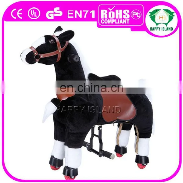 HI ASTM/CE Walking Mechanical Horse Ride Toy Horse on Wheels photo-2