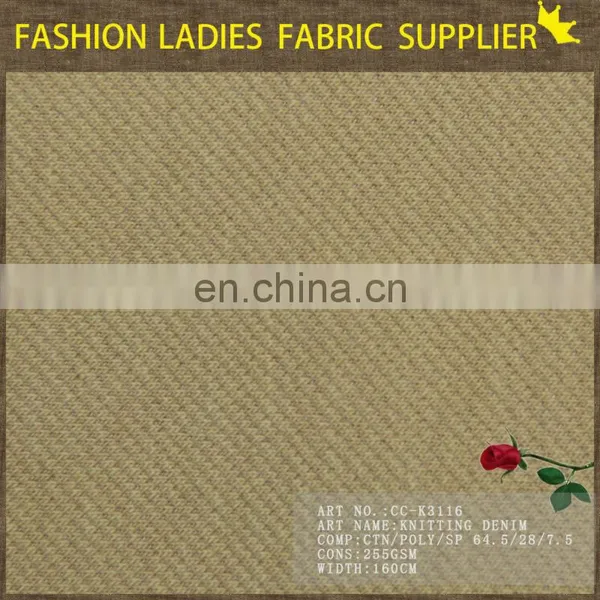 Knitting Denim 2014 Fashion Denim Fabric for Dress
