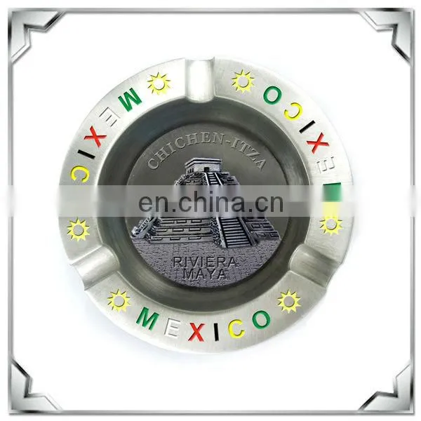 Custom Antique Metal Souvenir Table Top Ashtray photo-4