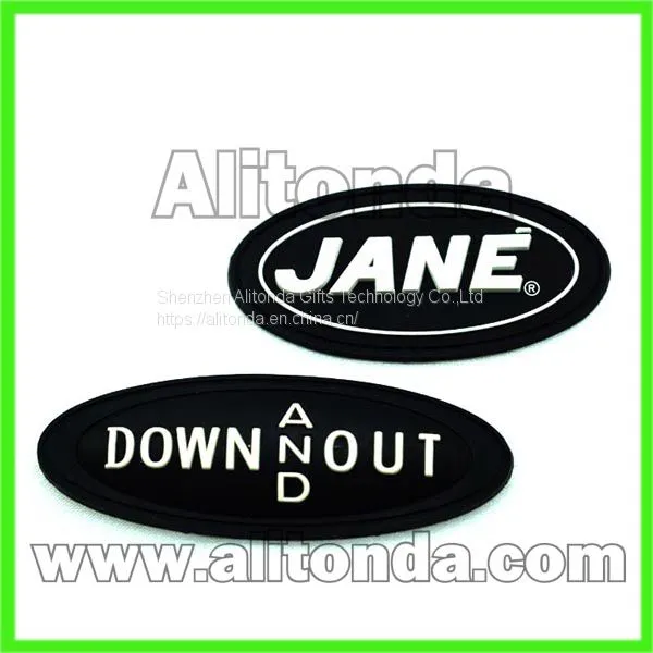 Custom High Quality Cheap Soft Silicone Apparel Clothing Bags Badges and Patches photo-2