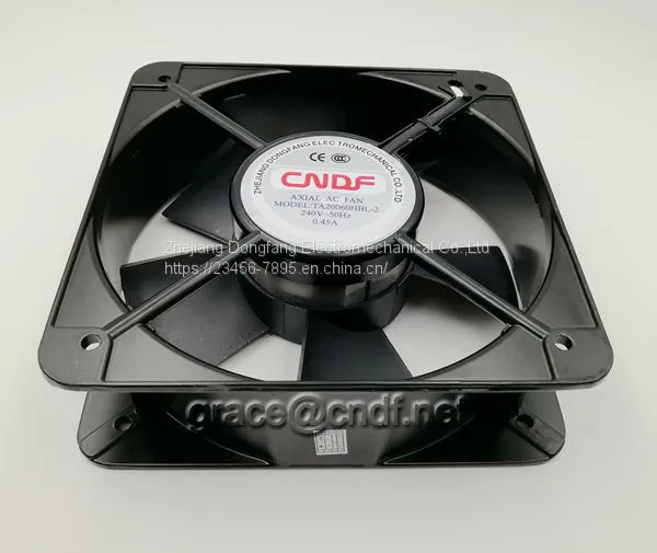 CNDF ac Cooling With Pull Copper and 2 Ball Bearing Cooling Fan 200x200x60mm 110/120VAC Cooling Fan photo-2