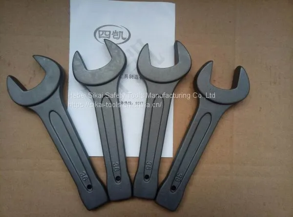Factory Direct Sale Carbon Steel Slogging Open Spanner Drop Forged photo-3