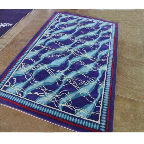 Luxury New Zeland Wool Hand Tufted Carpet Cut Pile Large Rugs For Living Room