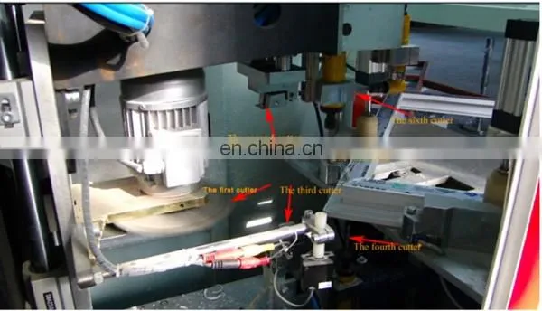 CNC Operation Three Axis Corner Cleaning Machine for UPVC Window and Door photo-5