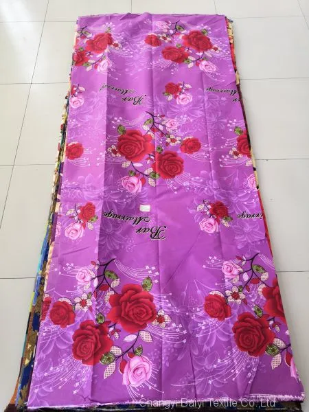235cm Width 100 Microfiber 120gsm Disperse Printed Polyester Fabric photo-4