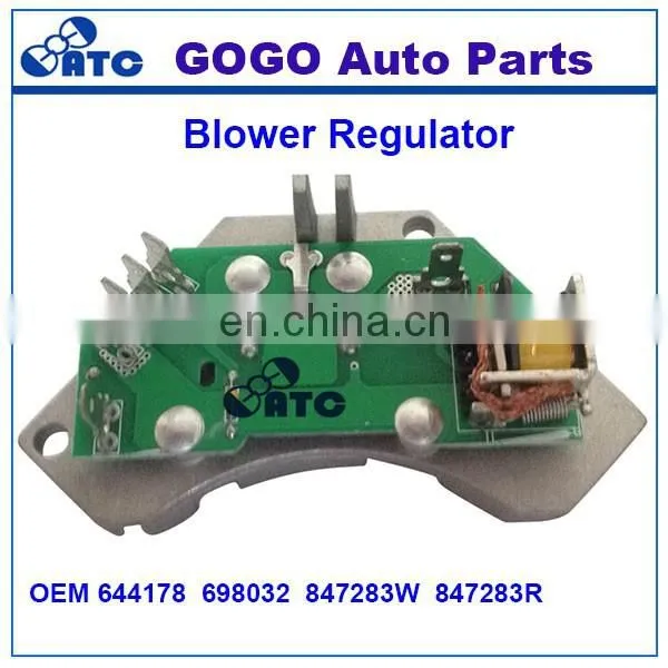 High Quality Blower Motor Resistor for Peugeot Citroen 106 405 406 OEM 644178 698032 847283W 847283R photo-6