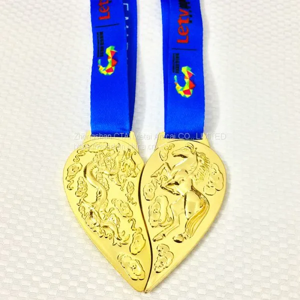 CTAI 8 Years Medal Manufacture Custom Metal Die Struck Medals for Gift photo-2