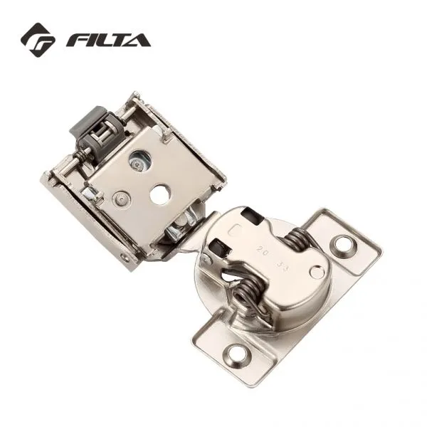 NEW ARRIVAL Filta Furniture Hardware American Market Face Frame 3D Nylon Damper Soft Close Clip On Iron Cabinet Hinge photo-4
