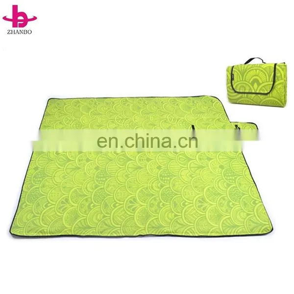Polar Fleece China Factory Wholesale Folding Picnic Waterproof Insulation Blanket photo-6
