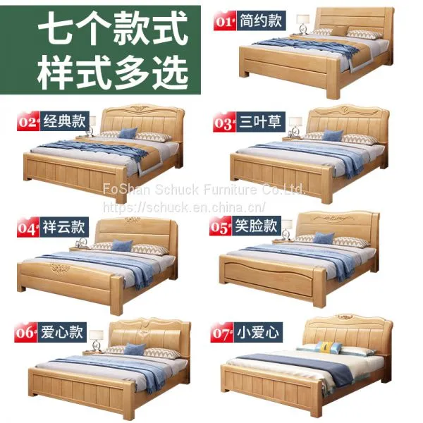 Solid Wood Bed for Bedroom Furniture photo-3