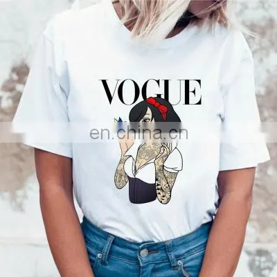 2020 Princess Vogue Tee Women Summer Graphic T-Shirts photo-5