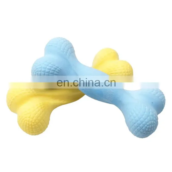 Eco-friendly Milk Flavored Pet Teeth Cleaning Chew Bone TPR Dog Toys photo-6
