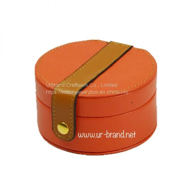 High Quality PU Leather Ring Box Factory Direct Sales Jewelry Box Jewelry Packaging Gift Box Custom Leather Jewelry Storage Box photo-2