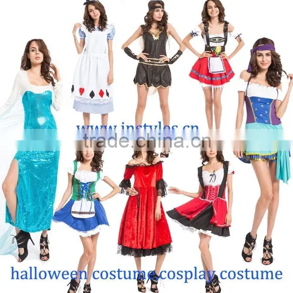 Adult Alice in Wonderland Fancy Dress Ladies Fairytale Costume photo-2