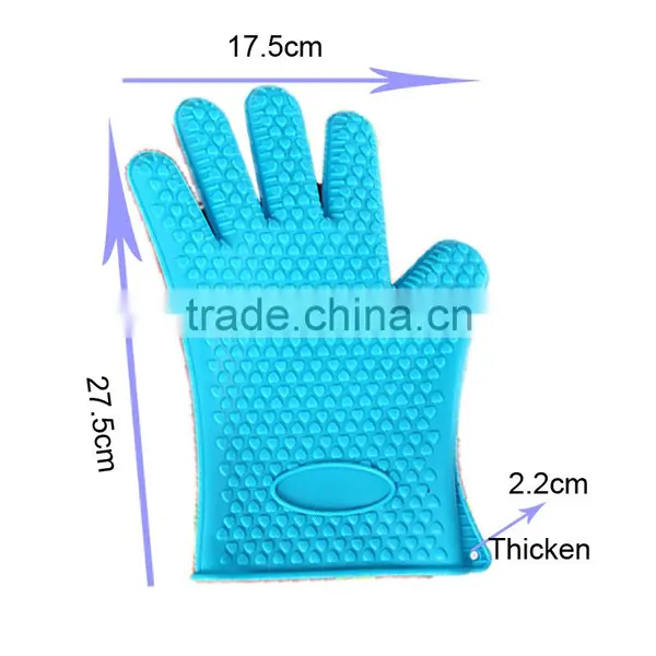 2016 Professional Oven Gloves Black Kitchen Gloves Silicone Oven Gloves Supplier's Choice photo-6