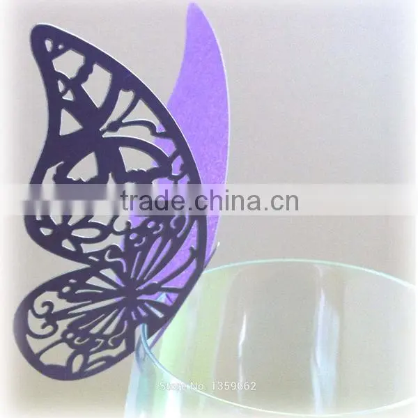 New Arrival Wedding Supplies Personalized Handmade Butterfly in Various Colors With Fast Shipment Laser Cut Escort Cards SC111 photo-6