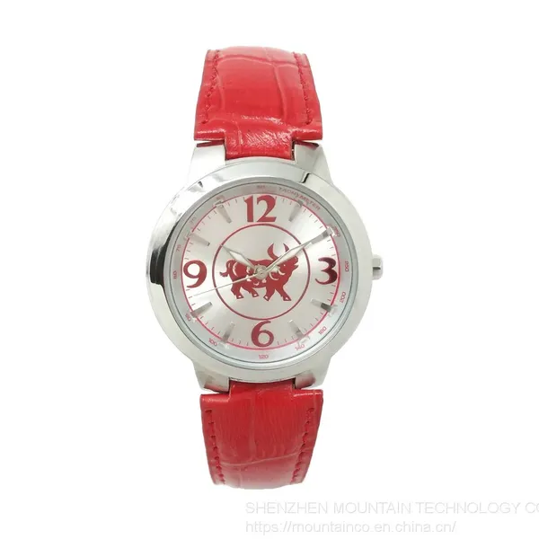 Stainless Steel Women Watches Water Resistance Genuine Leather Quartz Lady Watch photo-4