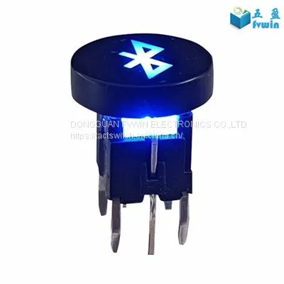 Snap in Tactile Button With inbuilt 3V White LED