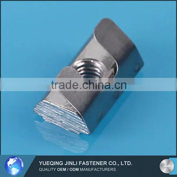 Jinli Professional Manufacturer Of Fasteners Zinc-Plated Carbon Steel 8 Slot Spring Nut M6