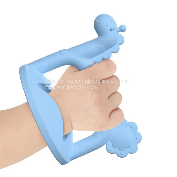 Silicone Baby Teething Toys Giraffe Teethers Chewing Toy Wholesale By Weiqi photo-4