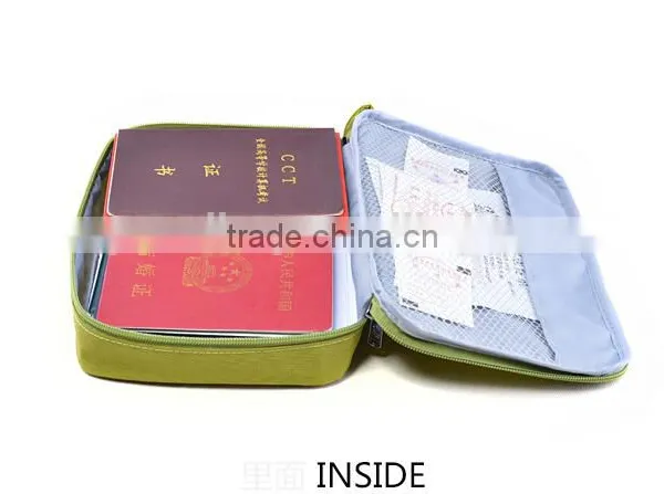 Waterproof Multifuction High-capacity Travel Pastport Documents Nylon Storage Bag photo-5