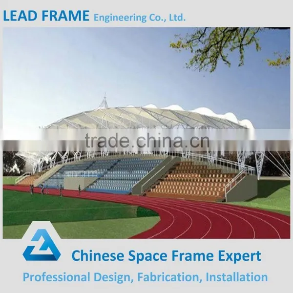 Membrane and Steel Space Frame for Outdoor Bleacher Structure Roof photo-5